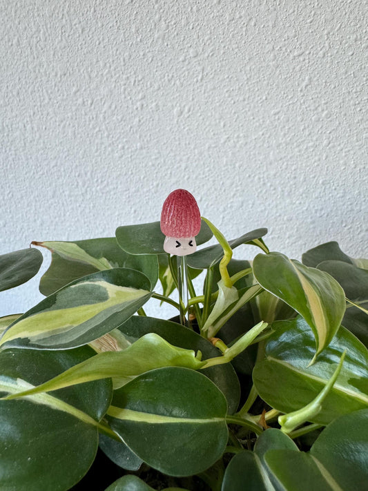 Plant Buddy - Mushrooms - Plant Stake 6" Plant Decoration